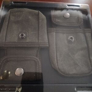 Tintirs 2 Pack EDC Small Belt Pouches for Men Women Compact Holster Waist Bags